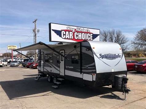 Rv trader okc - Low Price, Big Selection, Hometown Service. Our company began as a family owned business in 1989 known as Lee Blvd RVs in Lawton, Oklahoma. For the next 11 years we were located at 1307 SW 2nd Street, where we established ourselves as a premier RV business in Southwest Oklahoma. In 2002 we built a new spacious building on 10 acres. 